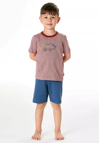 Schiesser Pyjama - Bordeaux