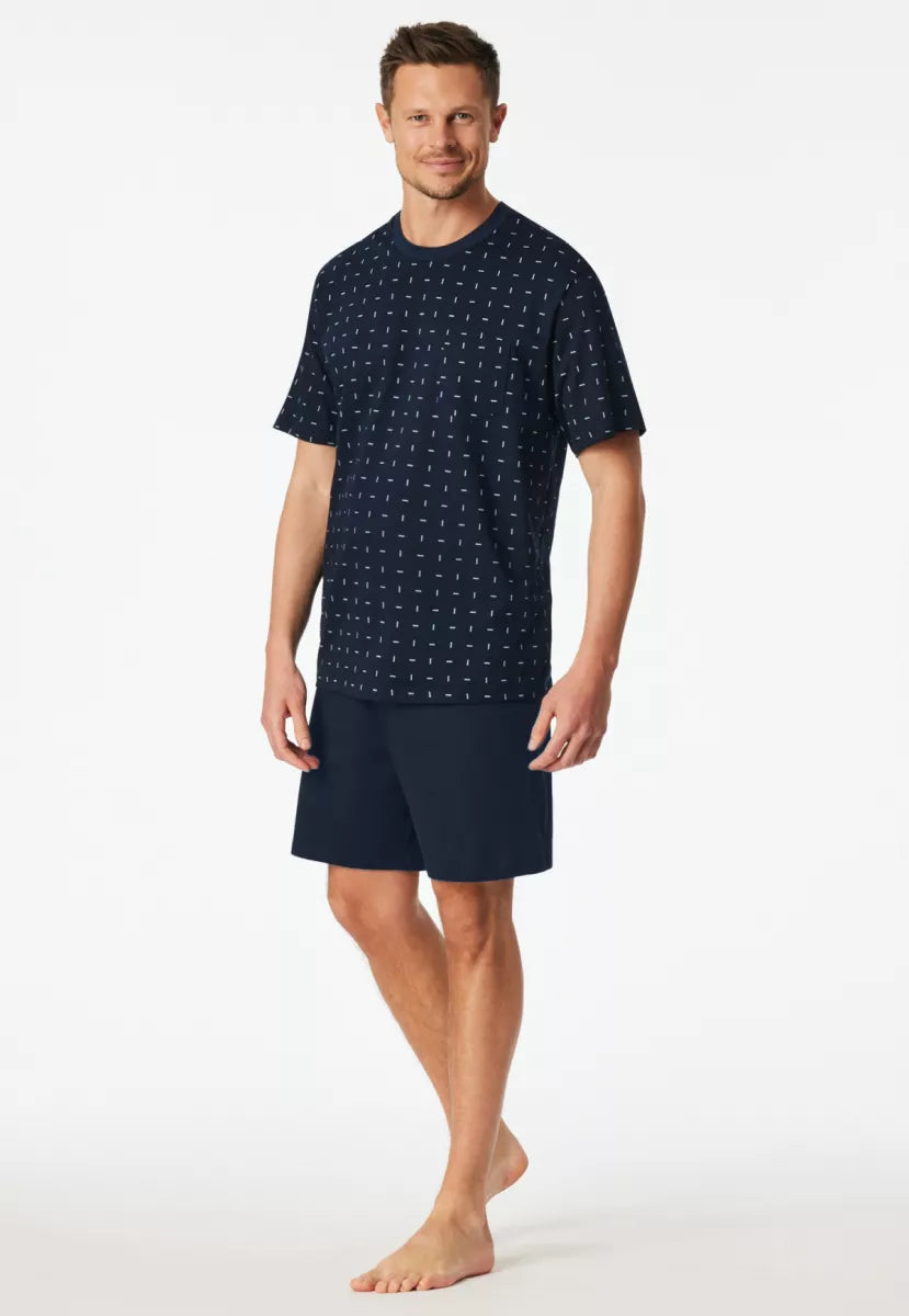 Schiesser Pyjama - Donker Blauw