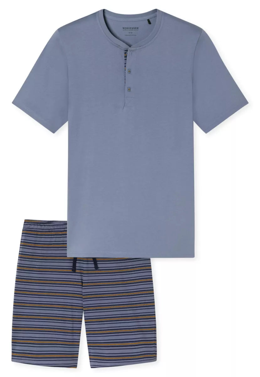 Schiesser Pyjama - Blue