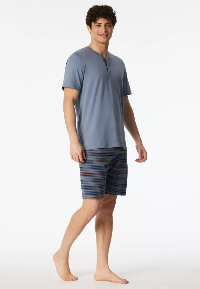 Schiesser Pyjama - Blue