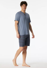 Schiesser Pyjama - Blue