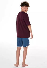 Schiesser Pyjama - Bordeaux