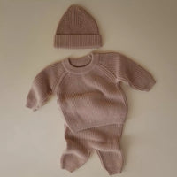 Mushie Loungewear - Knit blush