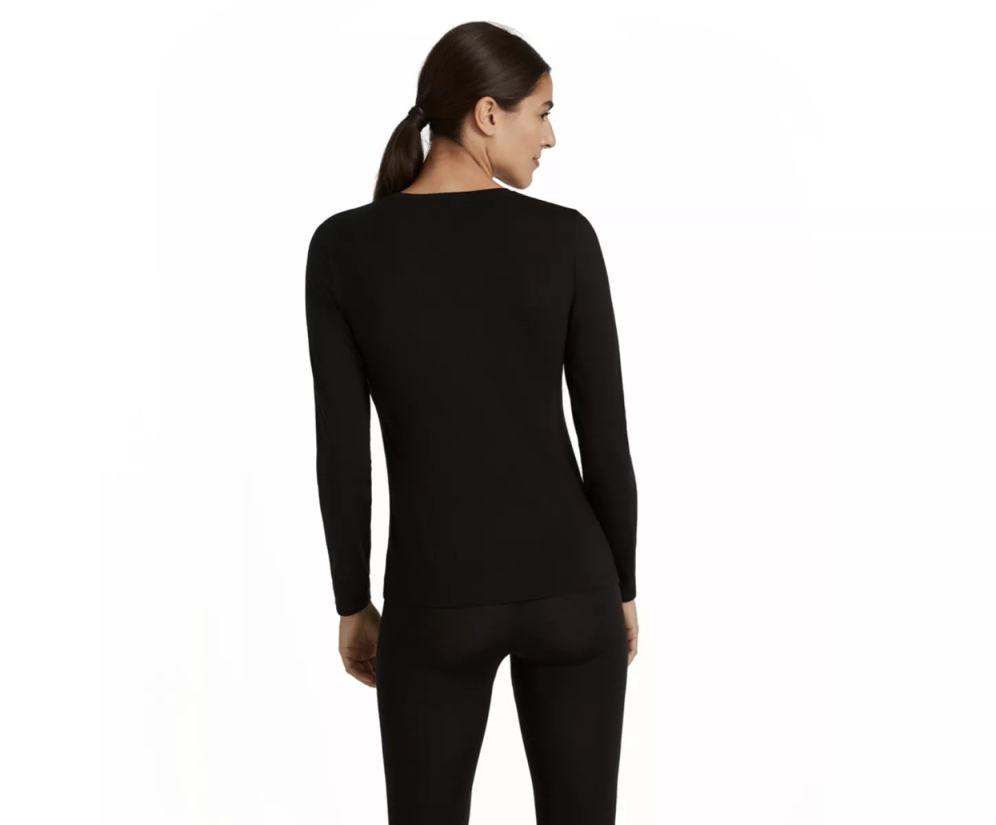 Falke T-shirt lange mouw Merinowol Lyocell