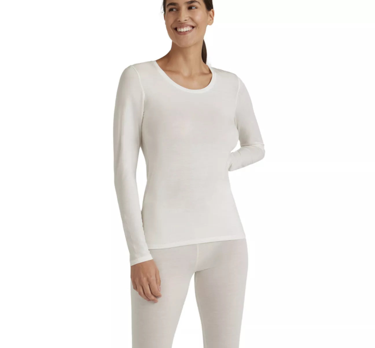 Falke T-shirt lange mouw Merinowol Lyocell