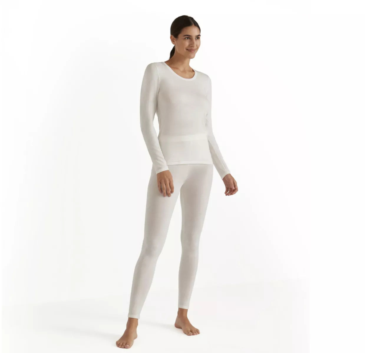 Falke T-shirt lange mouw Merinowol Lyocell