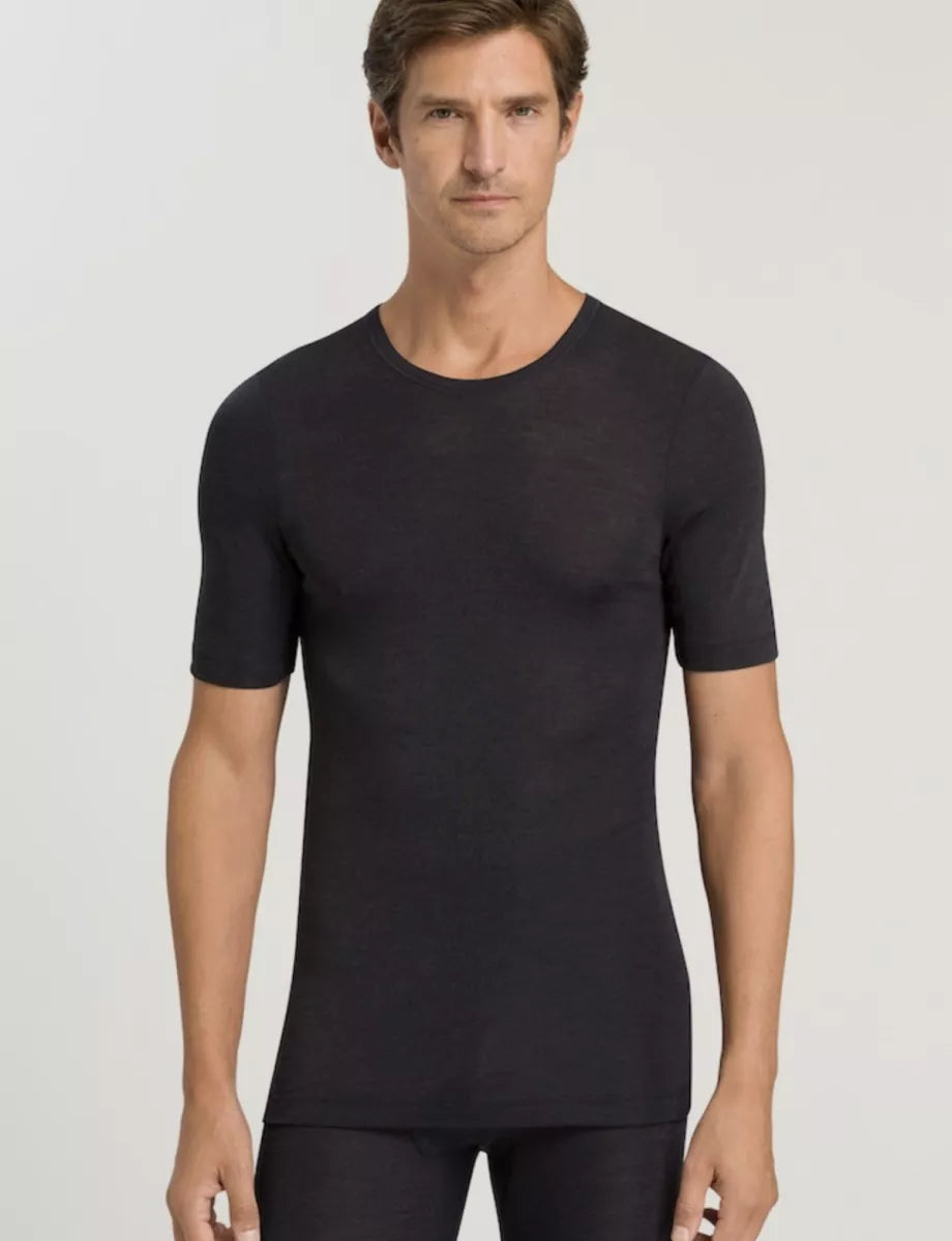 Hanro T-shirt Merinowol Zijde