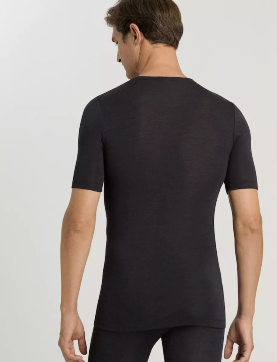 Hanro T-shirt Merinowol Zijde