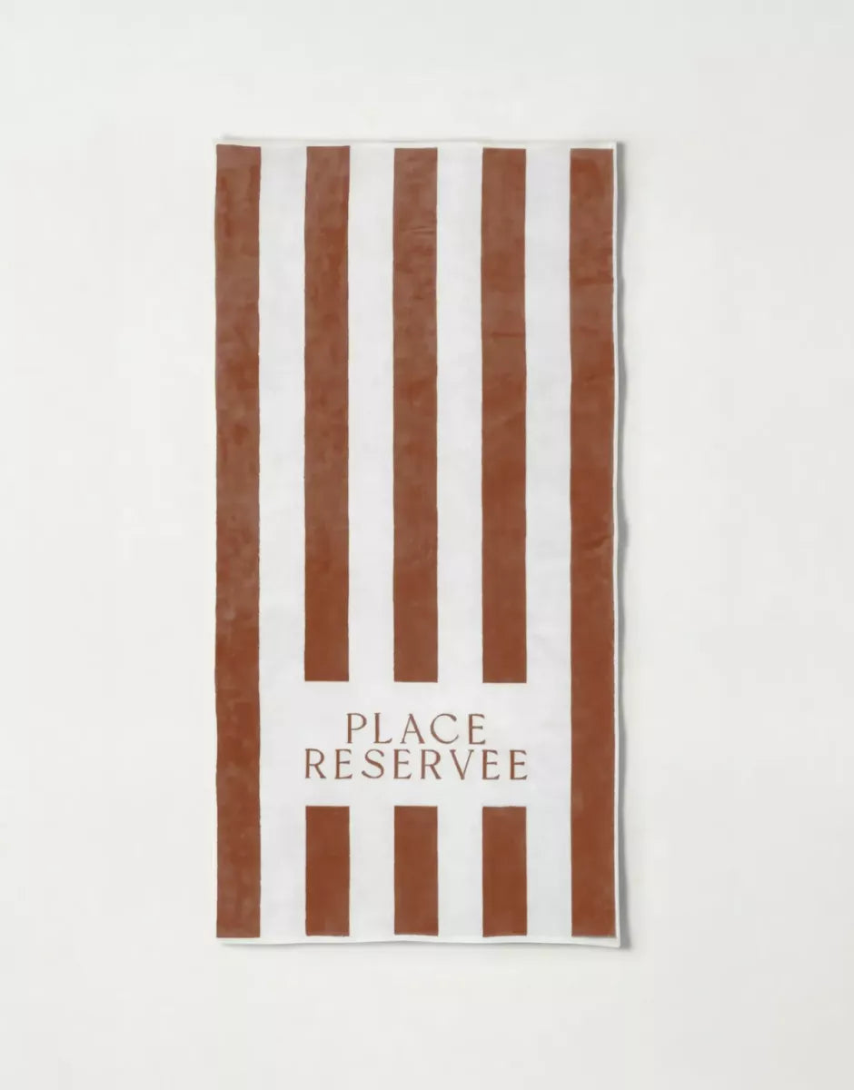 Place Reservee Strandlaken - Brown