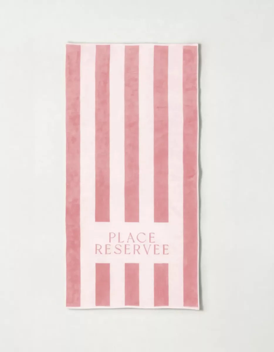 Place Reservee Strandlaken - Pink