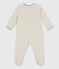 Petit Bateau Pyjama - Beige/Blauw
