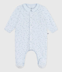 Petit Bateau Pyjama - Lichtblauw/Sterretjes
