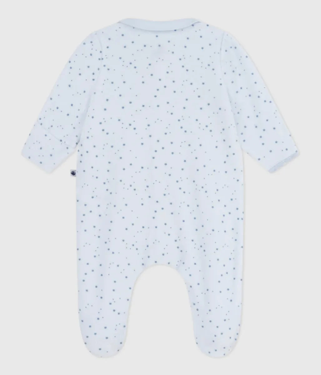 Petit Bateau Pyjama - Lichtblauw/Sterretjes
