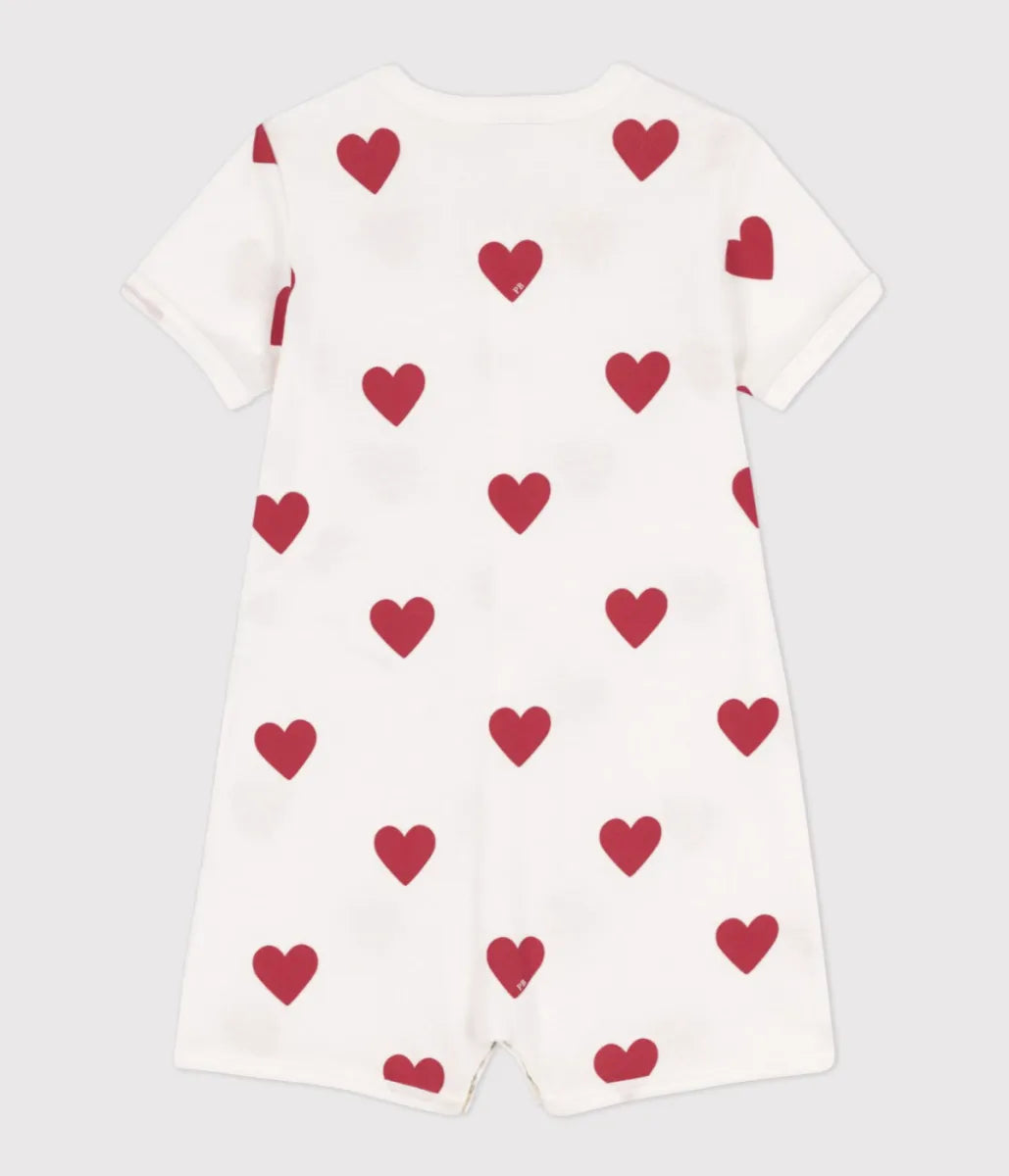 Petit Bateau Pyjama - Hearts