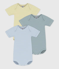 Petit Bateau Bodies per 3 - Fijne streepjes