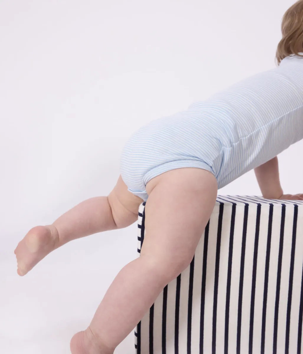 Petit Bateau Bodies per 3 - Fijne streepjes