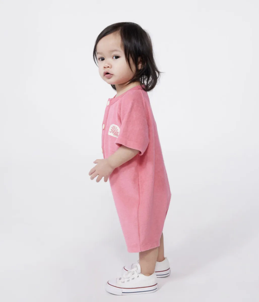 Petit Bateau Pyjama/playwear in badstof - Pink