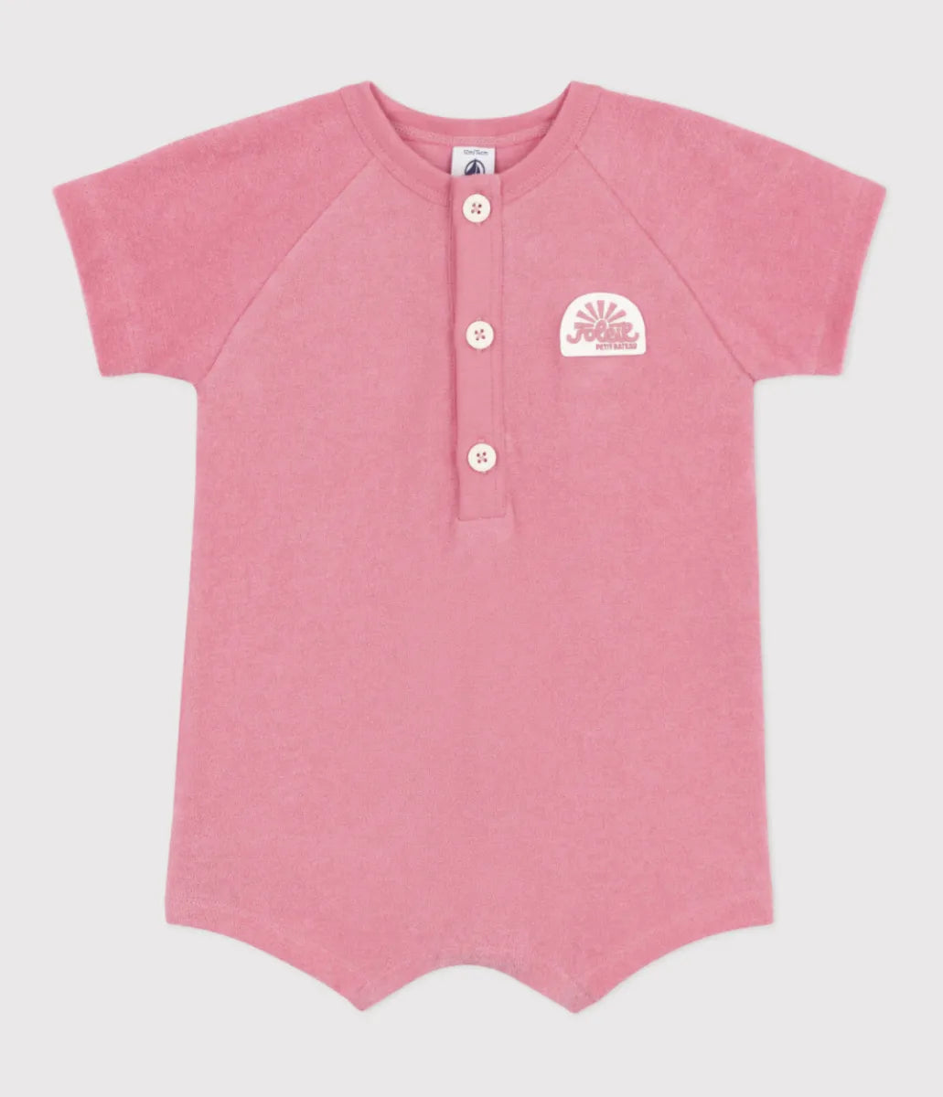 Petit Bateau Pyjama/playwear in badstof - Pink