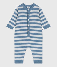 Petit Bateau Gestreept babypakje in breiwerk van wol en katoen