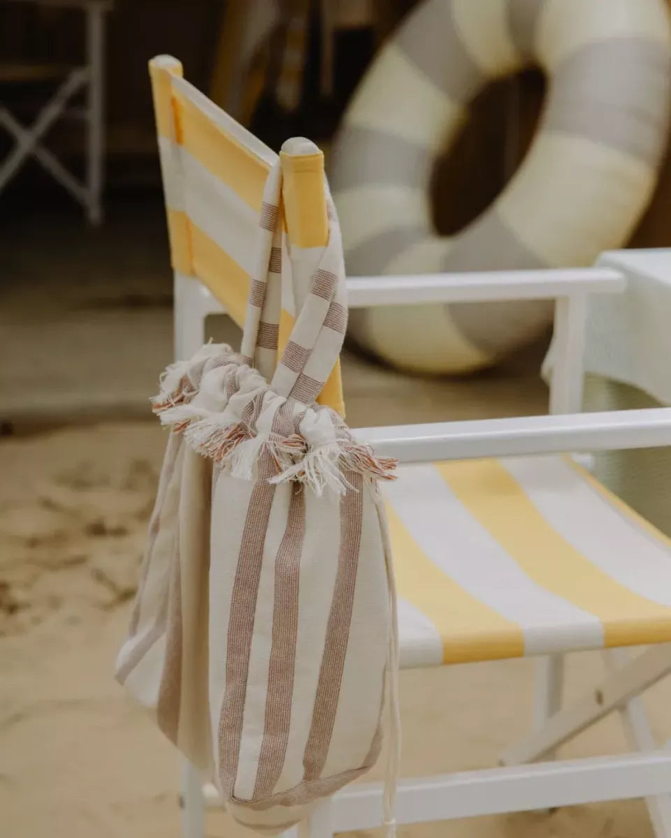 Place Reservee Strandtas - Sun Brown