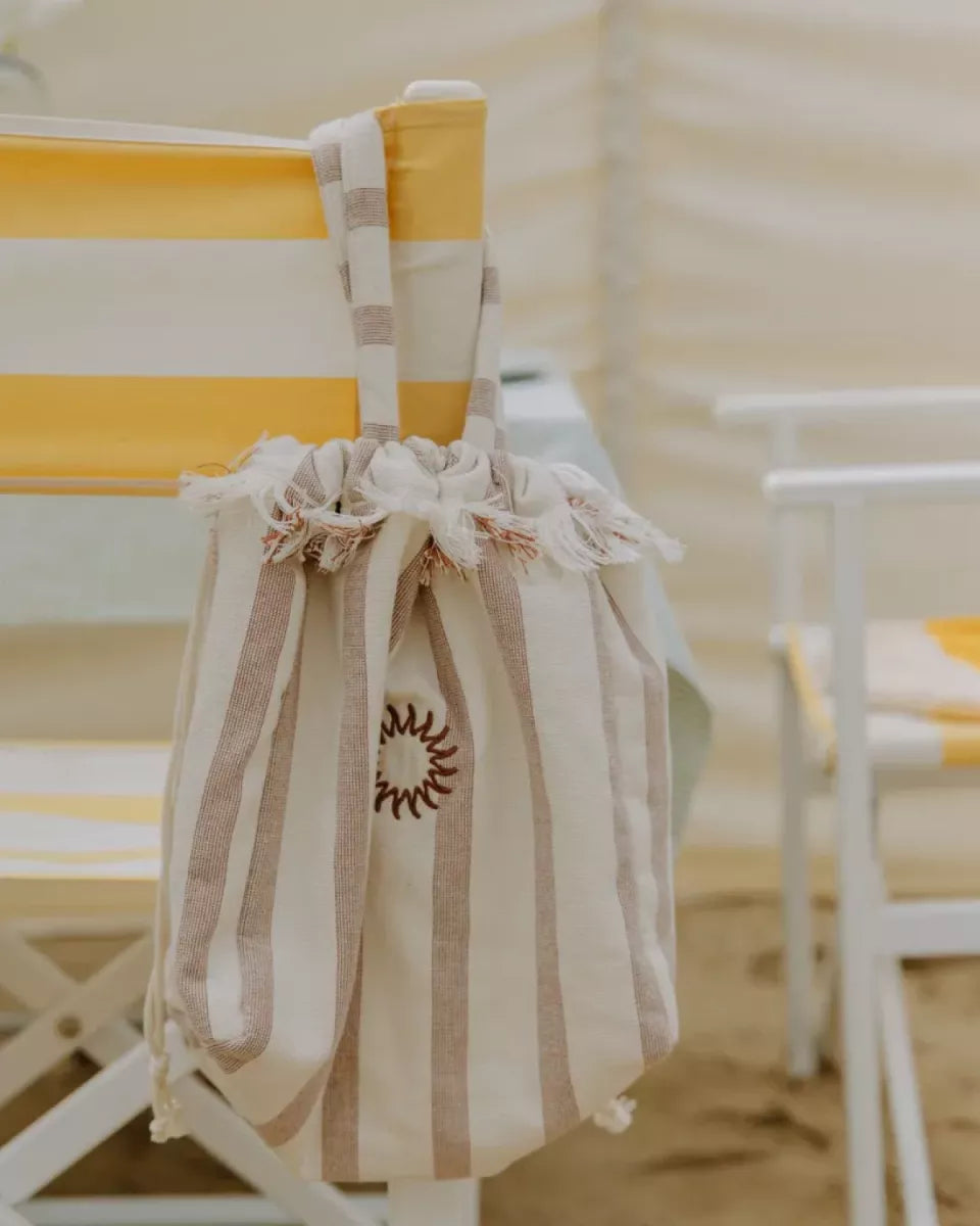 Place Reservee Strandtas - Sun Brown