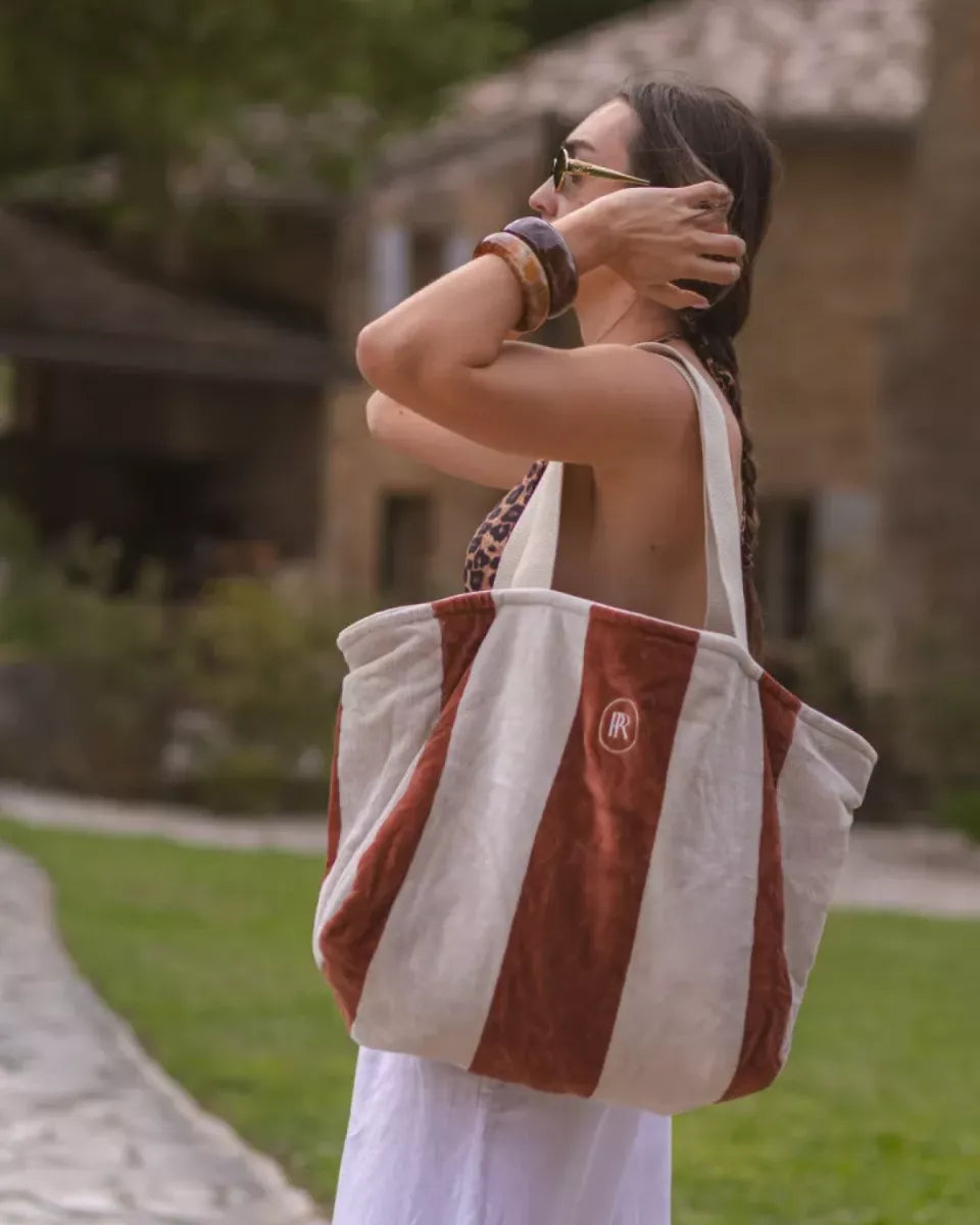 Place Reservee Strandtas - Brown