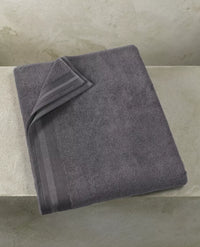Witte Litear Handdoek - dark grey