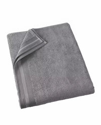Witte Litear Handdoek - steel grey