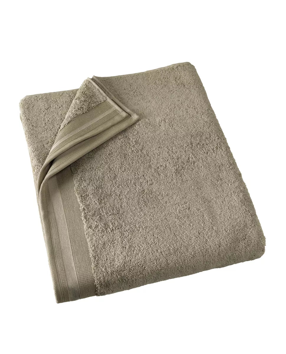 Witte Litear Handdoek - taupe