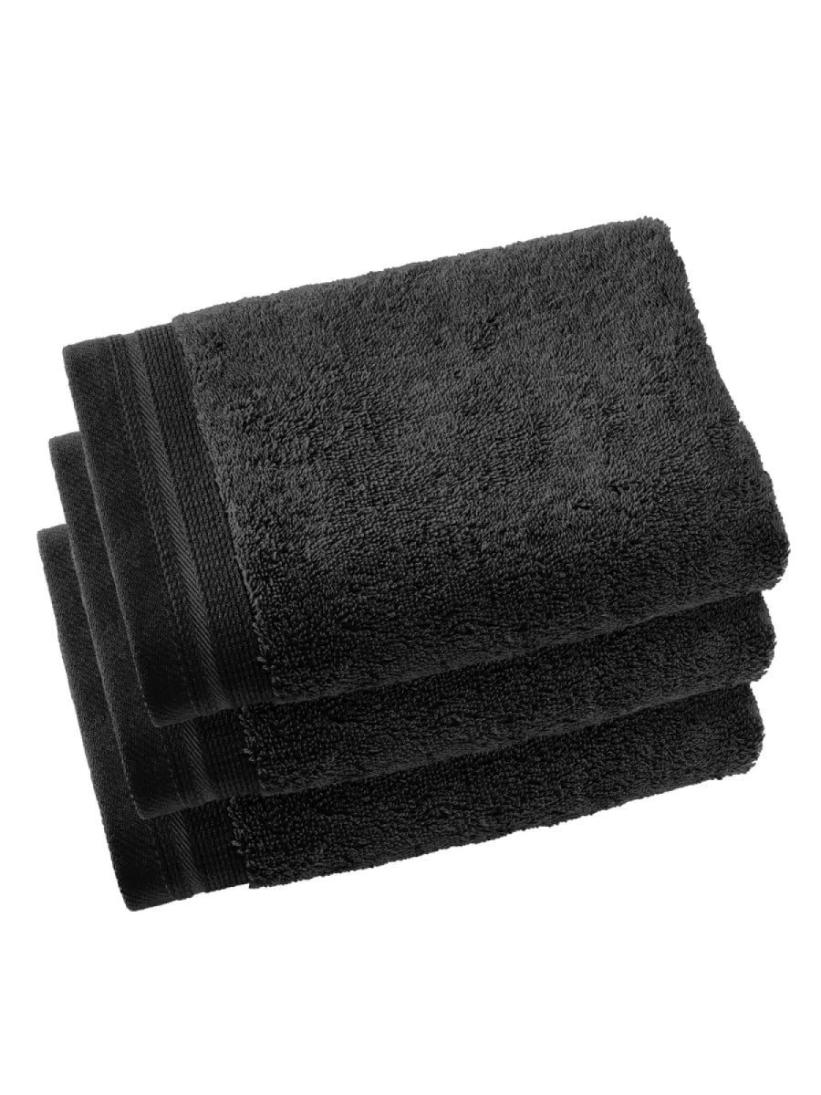 Witte Litear Handdoek - black