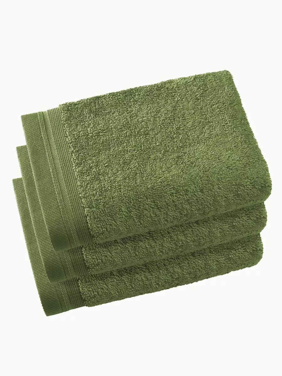 Witte Litear Handdoek - cactus