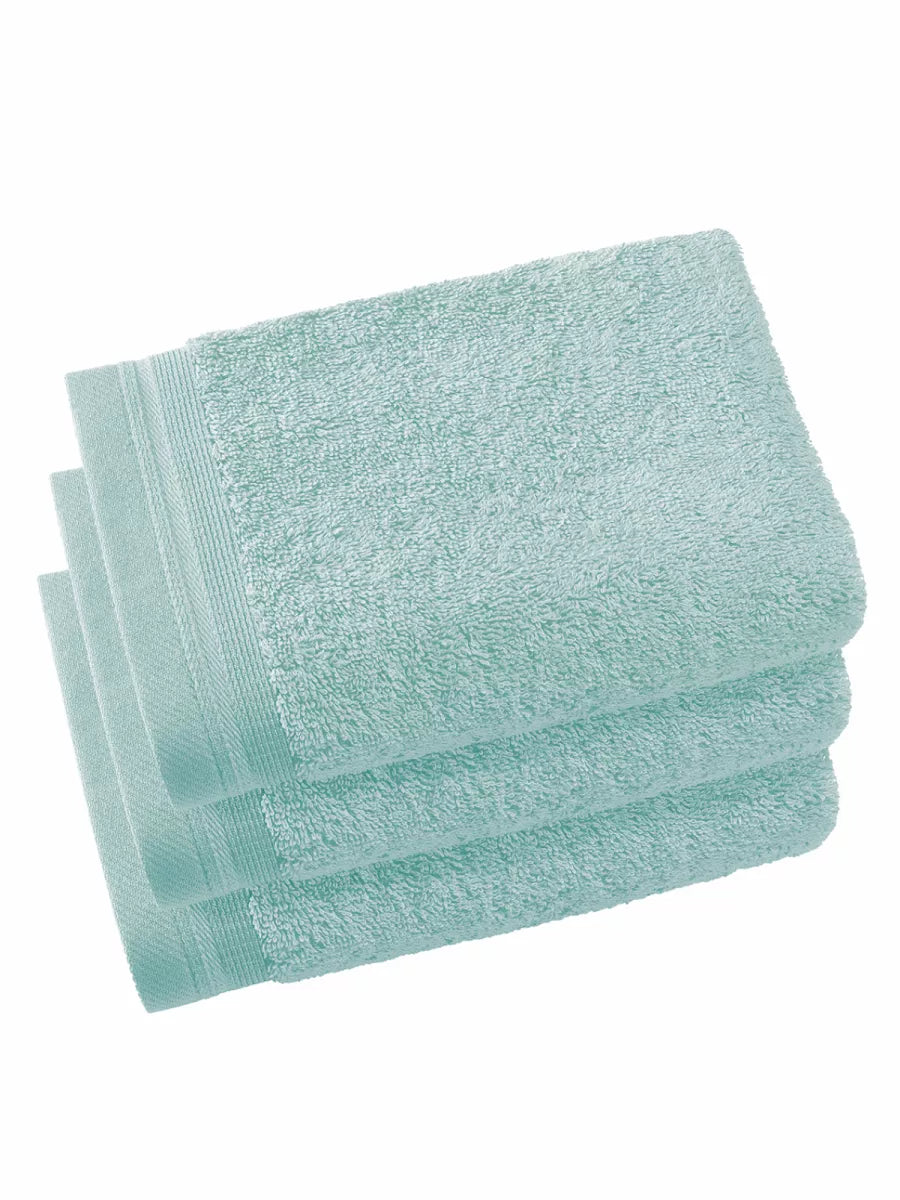 Witte Litear Handdoek - mint