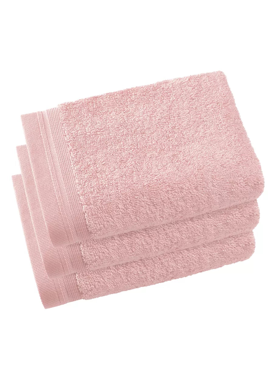 Witte Litear Handdoek - pearl pink