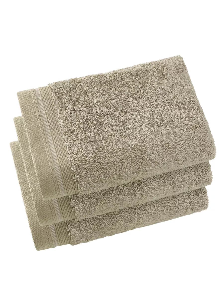 Witte Litear Handdoek - taupe