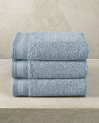 Witte Litear Handdoek - ice blue