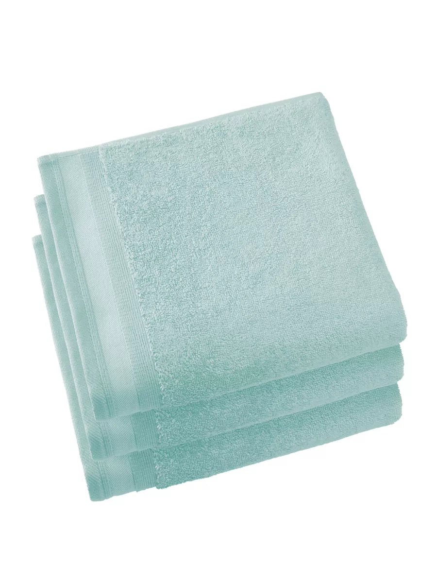 Witte Litear Handdoek - mint