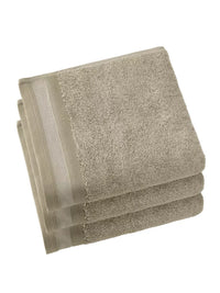 Witte Litear Handdoek - taupe