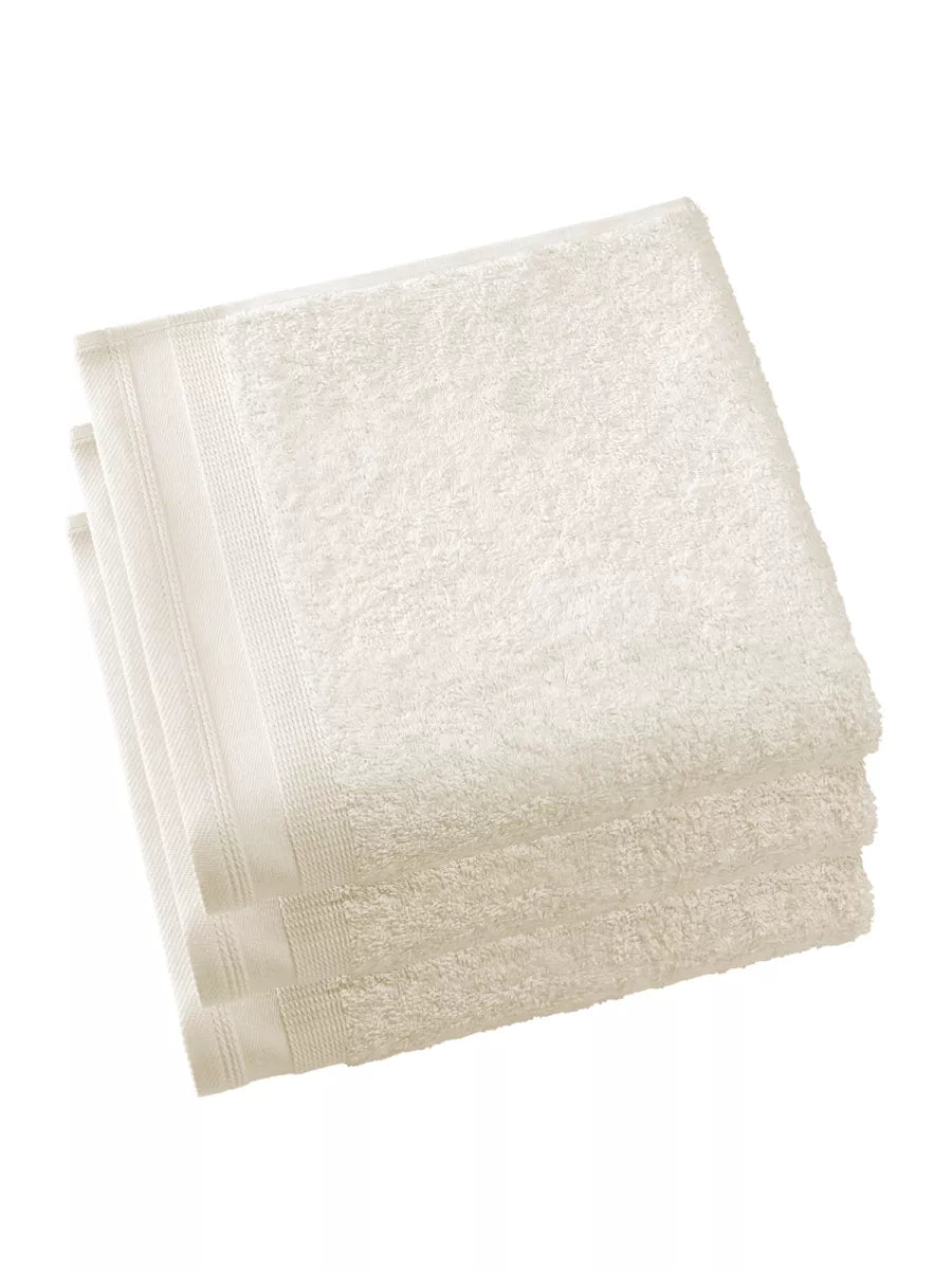 Witte Litear Handdoek - vanilla