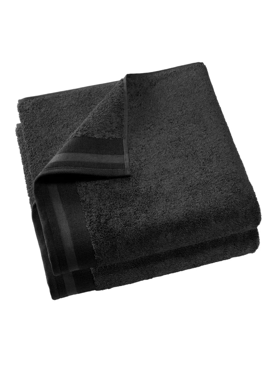 Witte Litear Handdoek - black