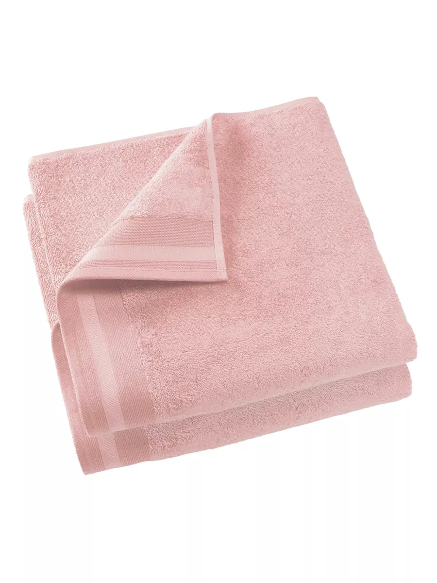 Witte Litear Handdoek - pearl pink
