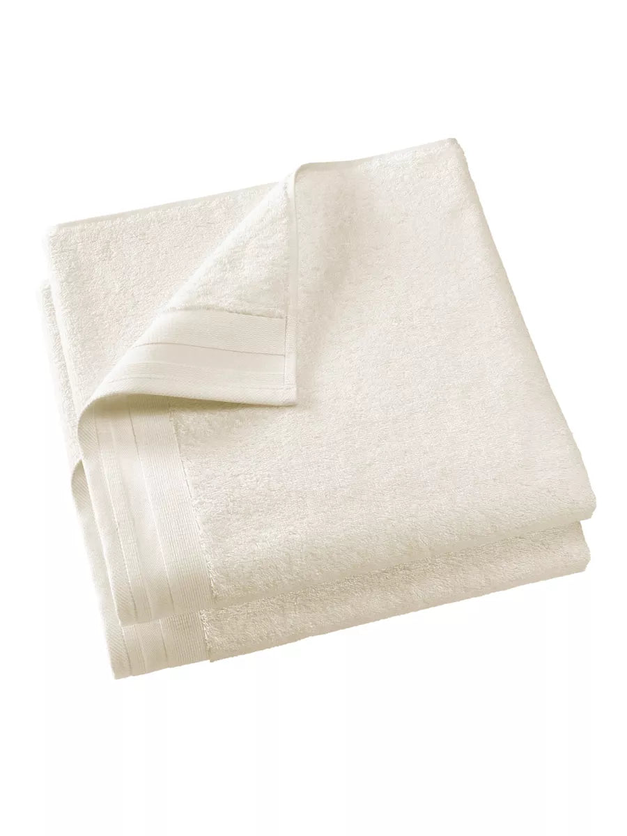 Witte Litear Handdoek - vanilla