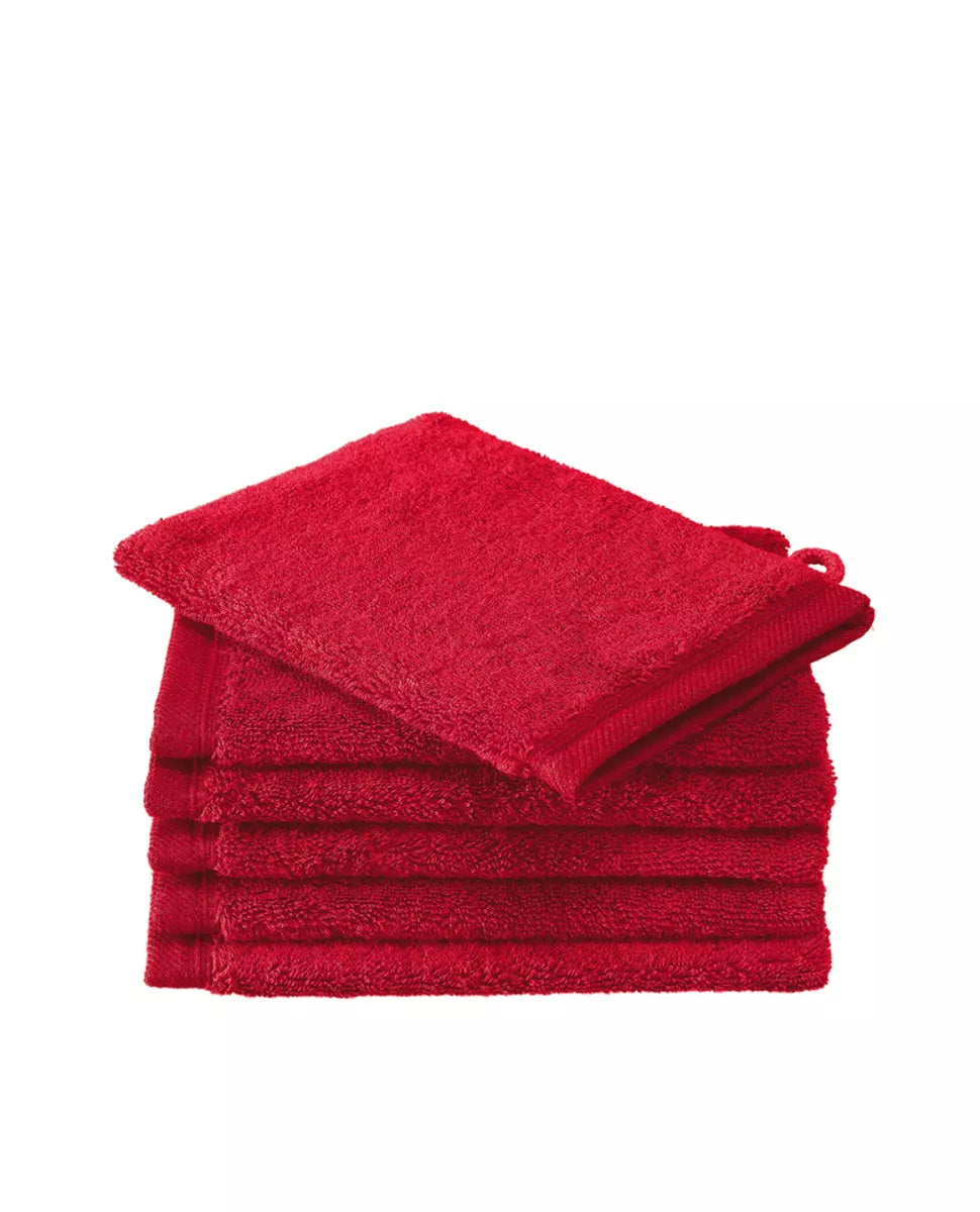 Witte Litear Handdoek - chili pepper