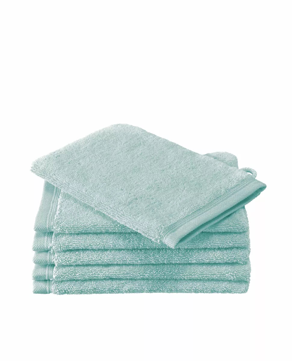 Witte Litear Handdoek - mint