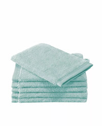 Witte Litear Handdoek - mint