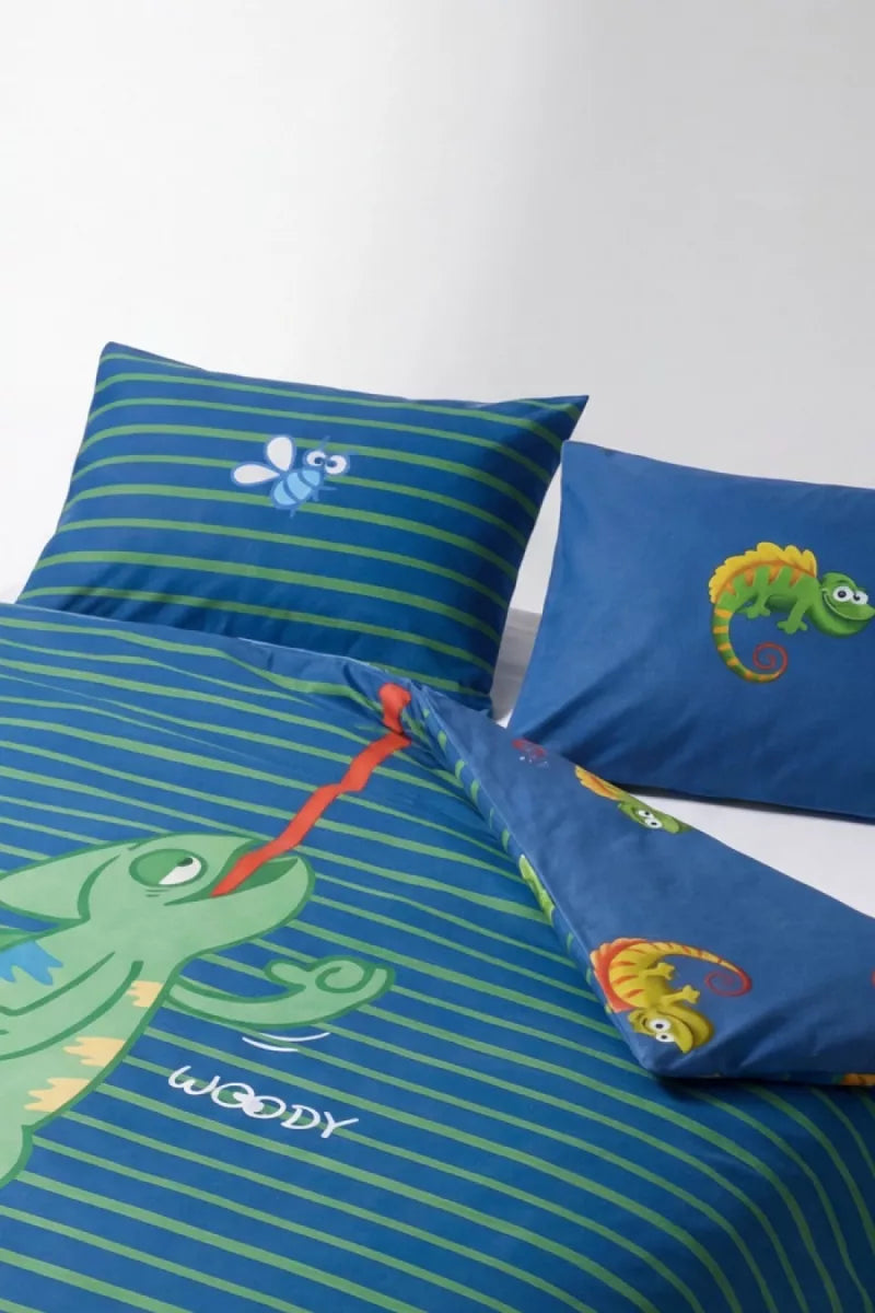 Woody Dekbedovertek - Kameleon