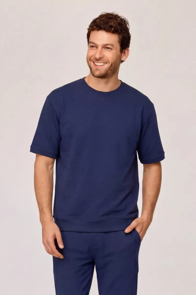 Woody Pyjama - Donkerblauw