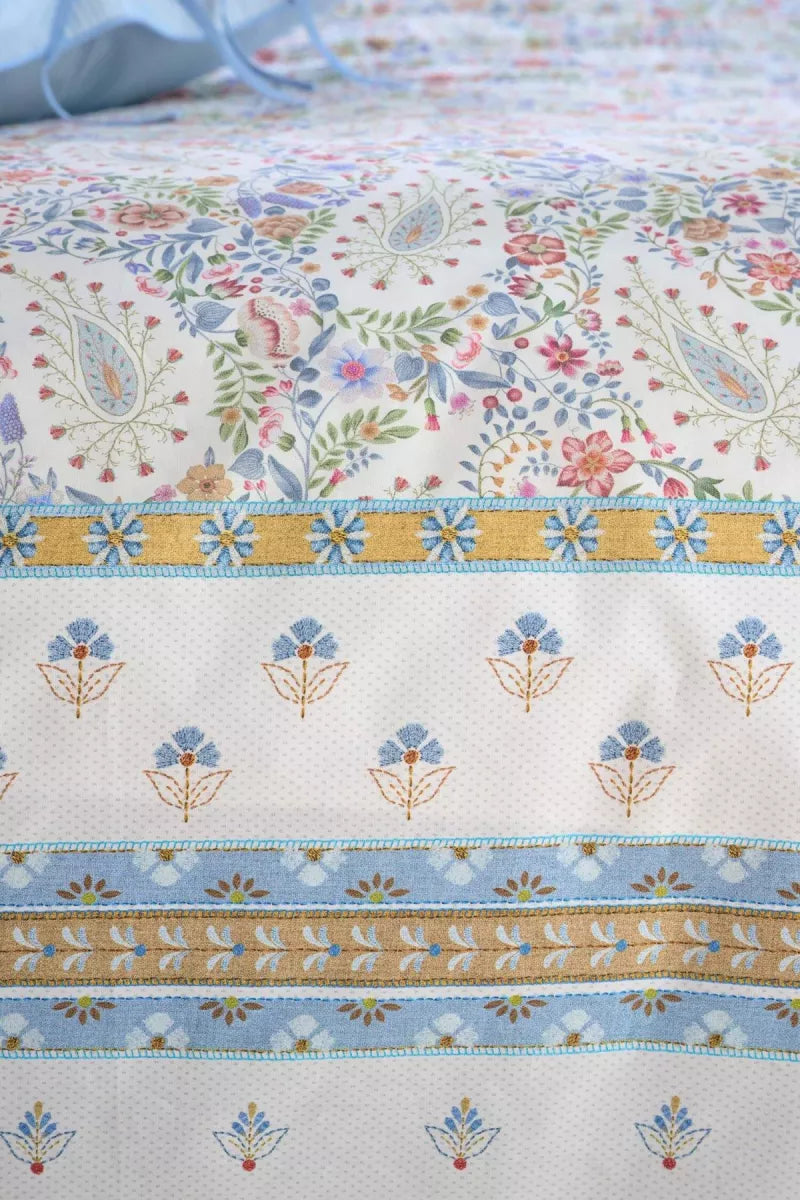 Pip Studio Dekbedovertrek - Bloom Light Blue