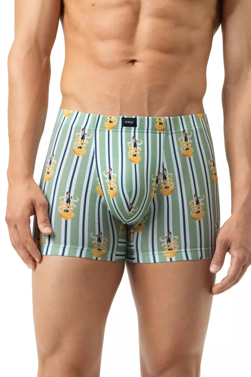 Mey Boxer - Streep Geel/Groen