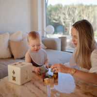 Mushie Tetra slabbetjes (2) - Blue