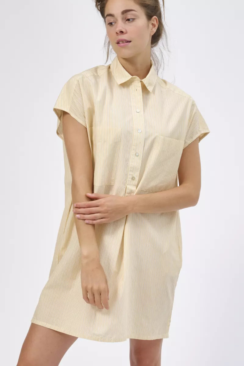 Dorelit Nachtkleedje - Geel Gestreept